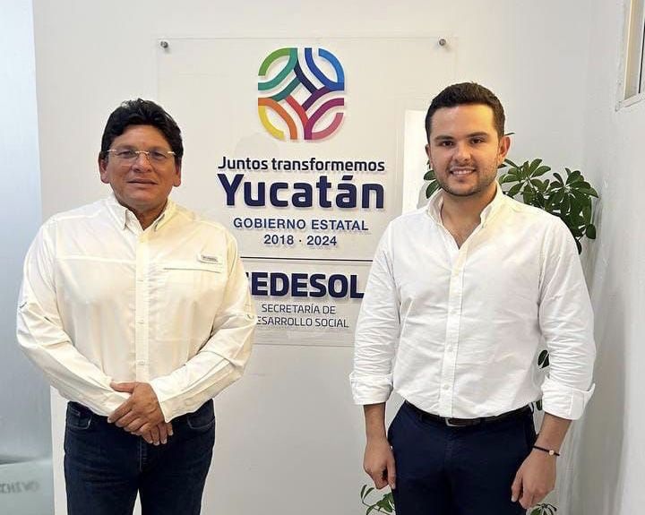 Se reúne Pablo Bustamante con el secretario de Desarrollo Social de Yucatán