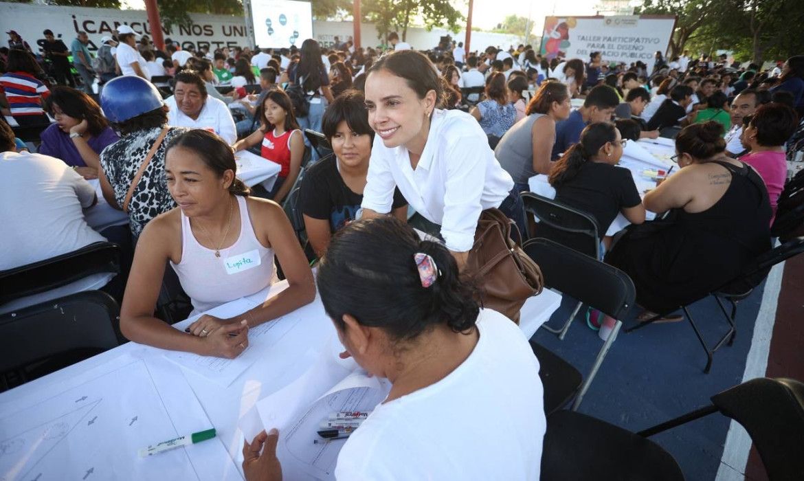 “Cancunenses son protagonistas en el diseño del próximo espacio público en la ciudad”: Ana Paty