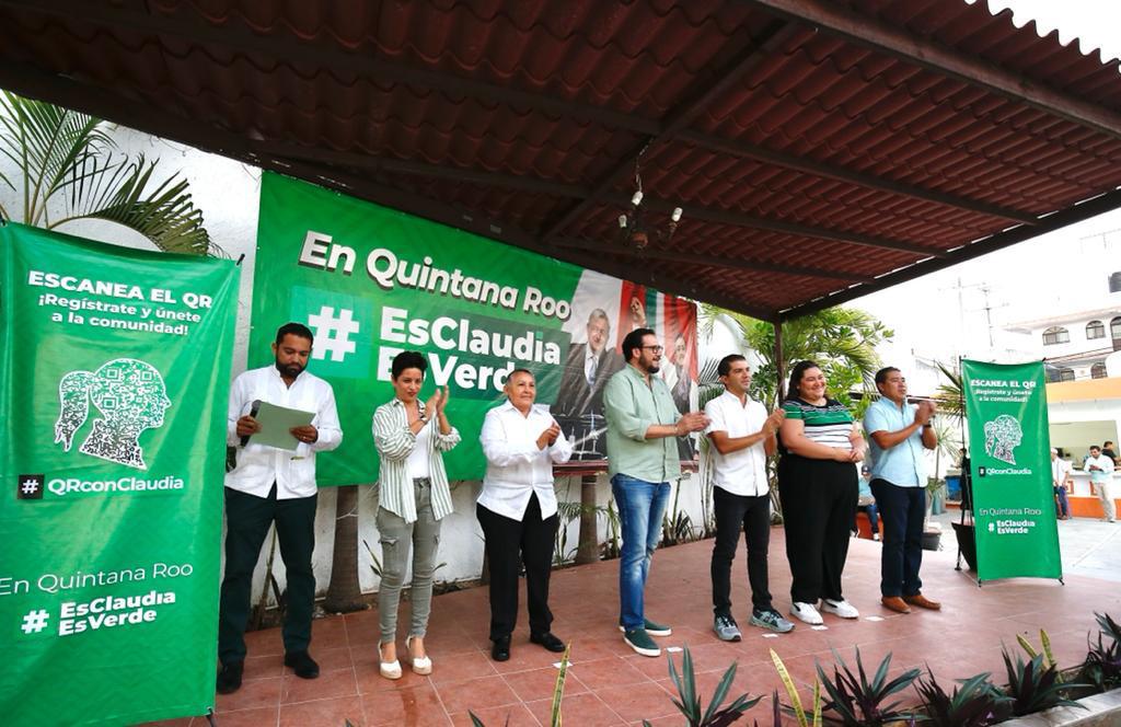 El Verde activa el Comité de apoyo a Sheinbaum en Solidaridad, y ya tiene estructura en los 11 municipios