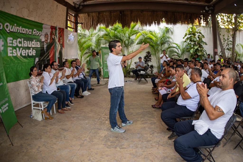 El Verde instala en Tulum Comité de apoyo a Claudia Sheinbaum