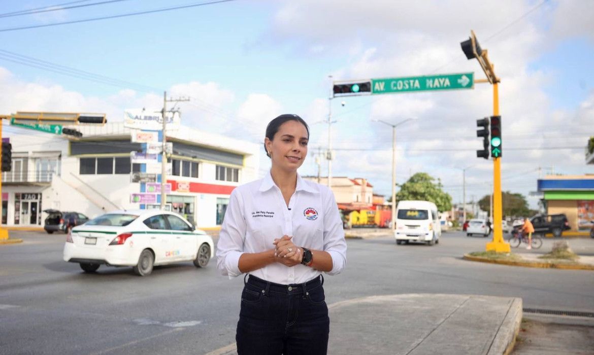 Anuncia Ana Paty inversión en modernización de semáforos, cámaras de videovigilancia y repavimentación de calles