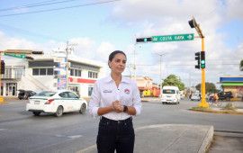 Anuncia Ana Paty inversión en modernización de semáforos, cámaras de videovigilancia y repavimentación de calles