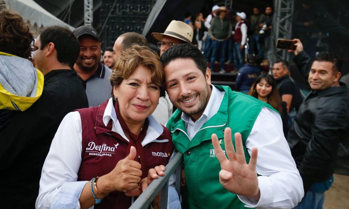 MENSAJE DE UNIDAD | Asiste Renán Sánchez al cierre de campaña de Delfina Gómez en Edomex