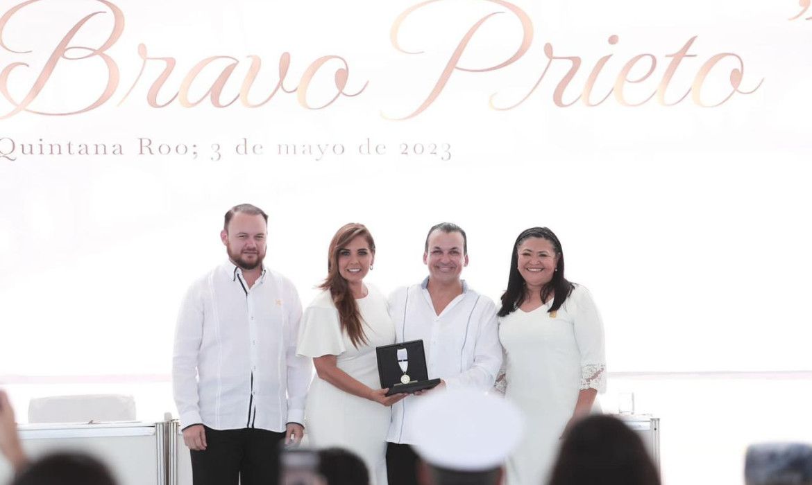 Entregan medalla al mérito de protección ecológica a José Luis Funes Izaguirre
