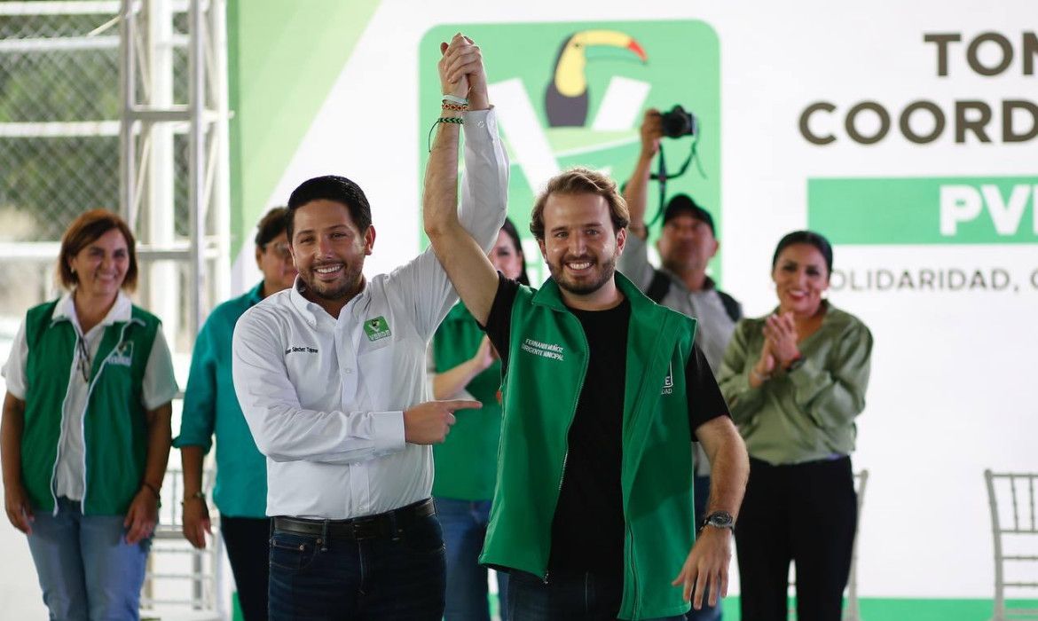 Asume Fernando Muñoz como líder del Verde en Solidaridad | “Escribamos la mejor historia del PVEM en el municipio”, dice Renán Sánchez