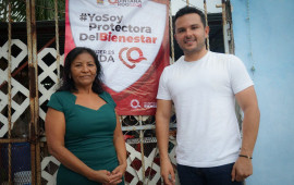 Visita Pablo Bustamante a las Protectoras del Bienestar en la Región 103 de Cancún