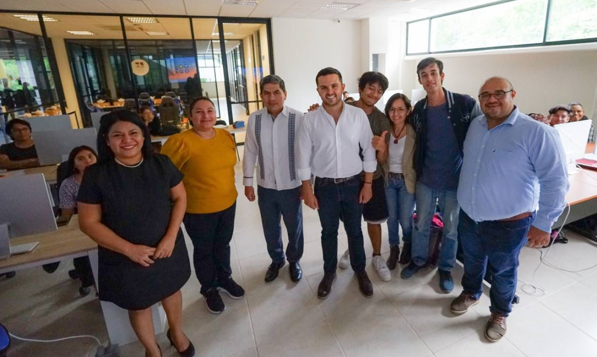Destaca Pablo Bustamante que de la mano con la juventud cancunense se construye el Bienestar