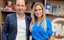 Marko Cortés se muestra con Lili Campos, y la alcaldesa asume el papel de principal opositora en el estado