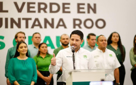 Reafirma PVEM apoyo a Claudia Sheinbaum en Quintana Roo
