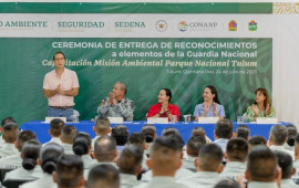 Capacitan en Tulum a elementos de la Guardia Nacional especializados en la protección de Áreas Naturales Protegidas