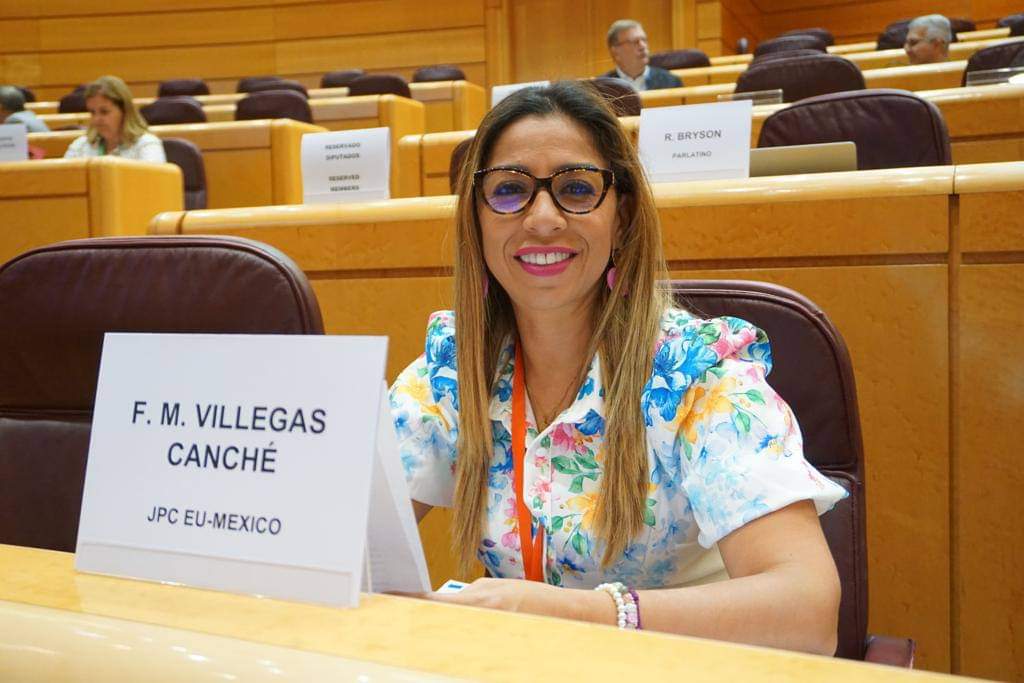 Marybel Villegas representa a México en la Asamblea del EUROLAT
