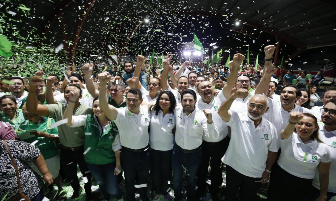 Renán Sánchez toma protesta a Comité del Verde en OPB; lo encabeza Wilberth Canto Sansores