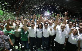 Renán Sánchez toma protesta a Comité del Verde en OPB; lo encabeza Wilberth Canto Sansores
