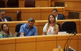 Marybel Villegas defiende visión transformadora del Presidente López Obrador en Eurolat