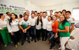Asume dirigencia Verde en Isla Mujeres, y Renán Sánchez dice que van con todo al 2024