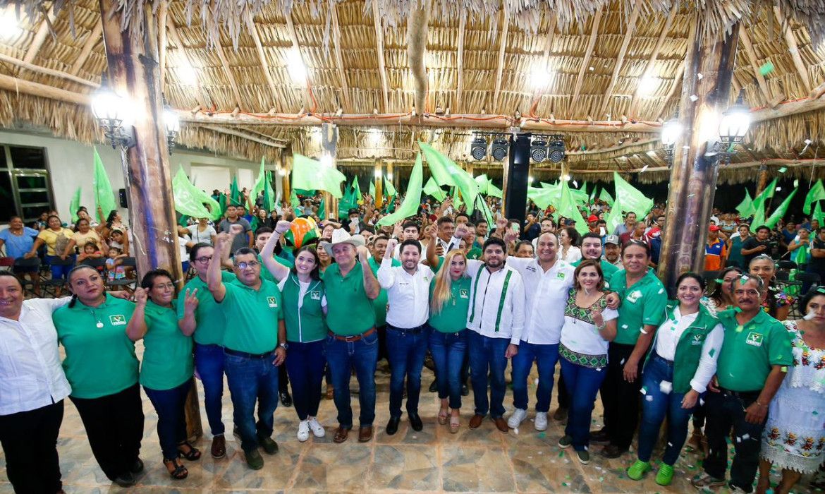 Asume comité municipal del PVEM en José María Morelos | “Tenemos un gran futuro por delante”: Renán Sánchez