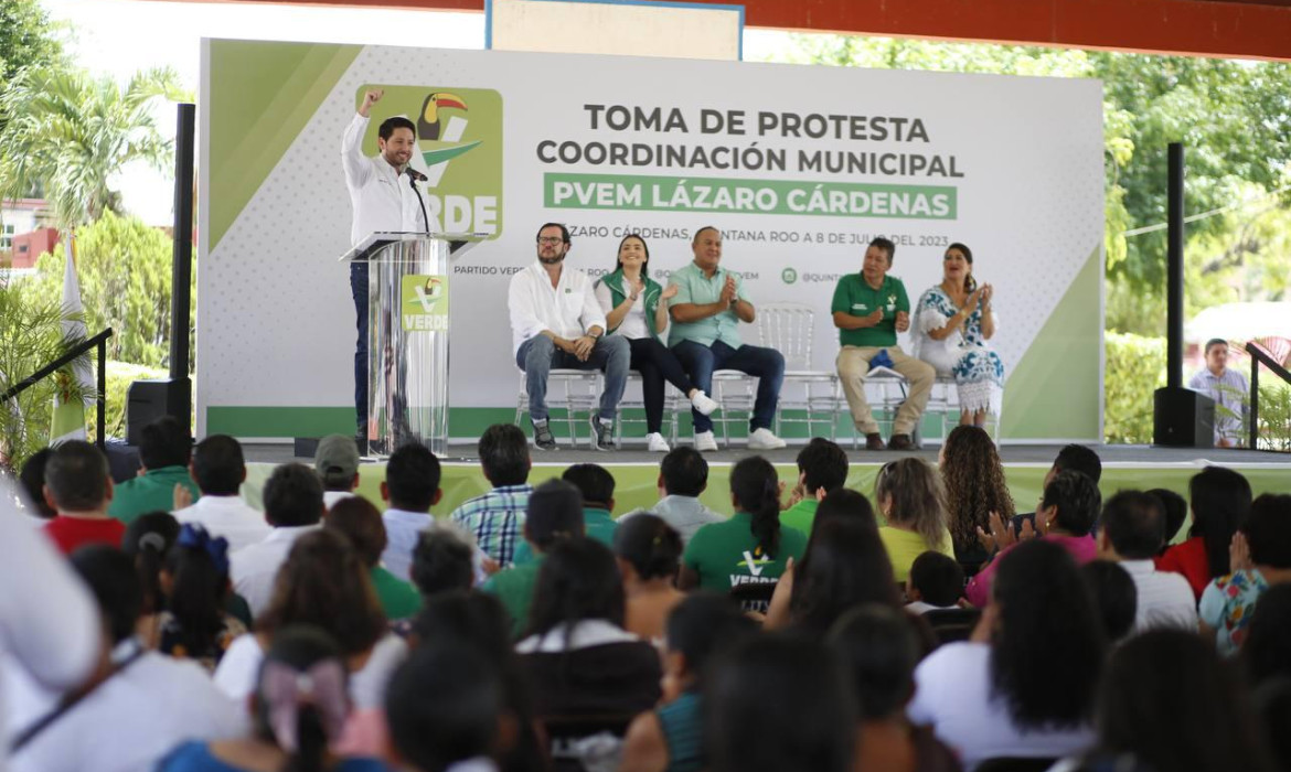 “El Partido Verde es un agente fundamental para la transformación del estado”, dice Renán Sánchez en instalación de Comité en Lázaro Cárdenas