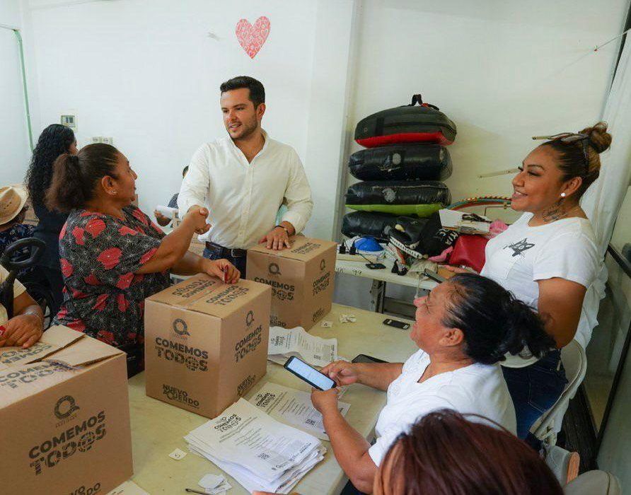 “Con amor y cariño trabajamos por la gente cancunense y quintanarroense”: Pablo Bustamante