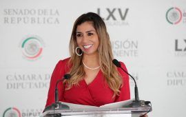 Confirma Marybel postulación a la presidencia del Senado