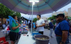 Comparte Pablo Bustamante con familias cancunenses avances de los Programas del Bienestar