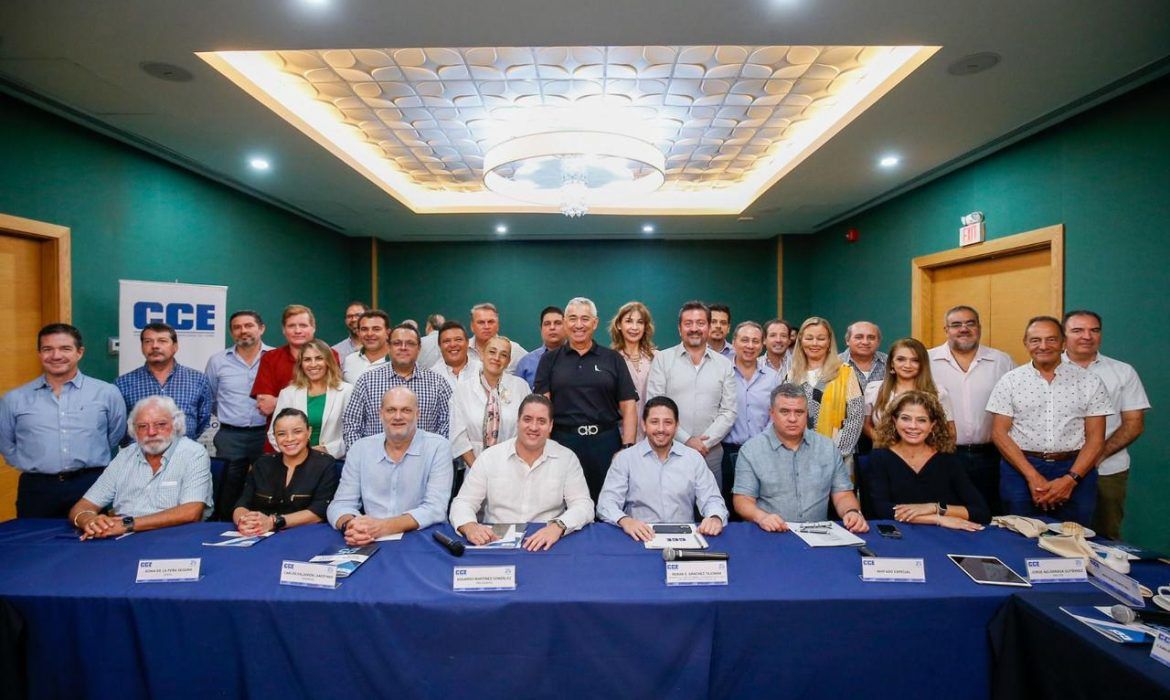Se reúne Renán Sánchez Tajonar con el Consejo Coordinador Empresarial del Caribe