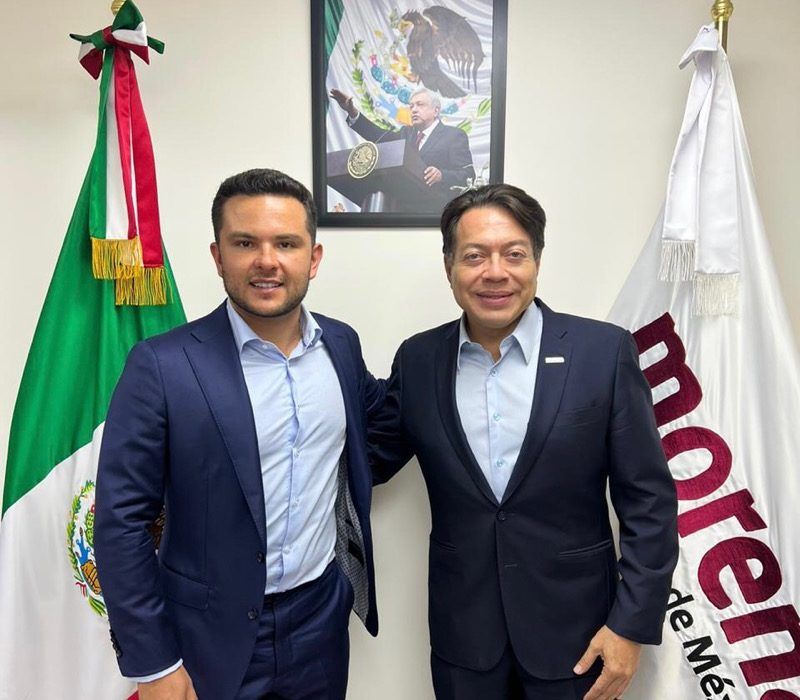 Se reúne Pablo Bustamante con Mario Delgado