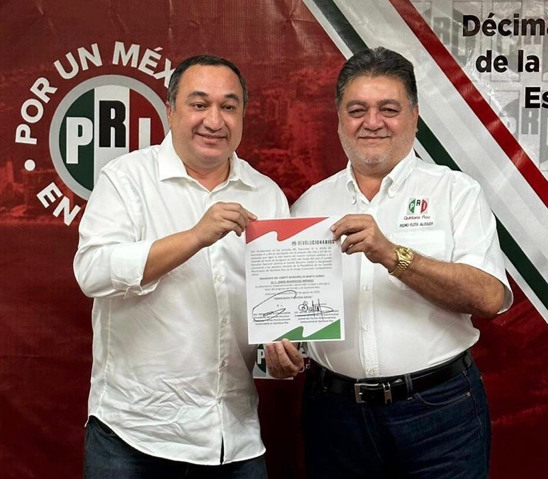 Nombran a Jorge Rodríguez Méndez dirigente del PRI en Cancún