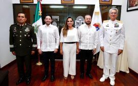 Rinde Quintana Roo homenaje al Heroico Colegio Militar con motivo de su bicentenario