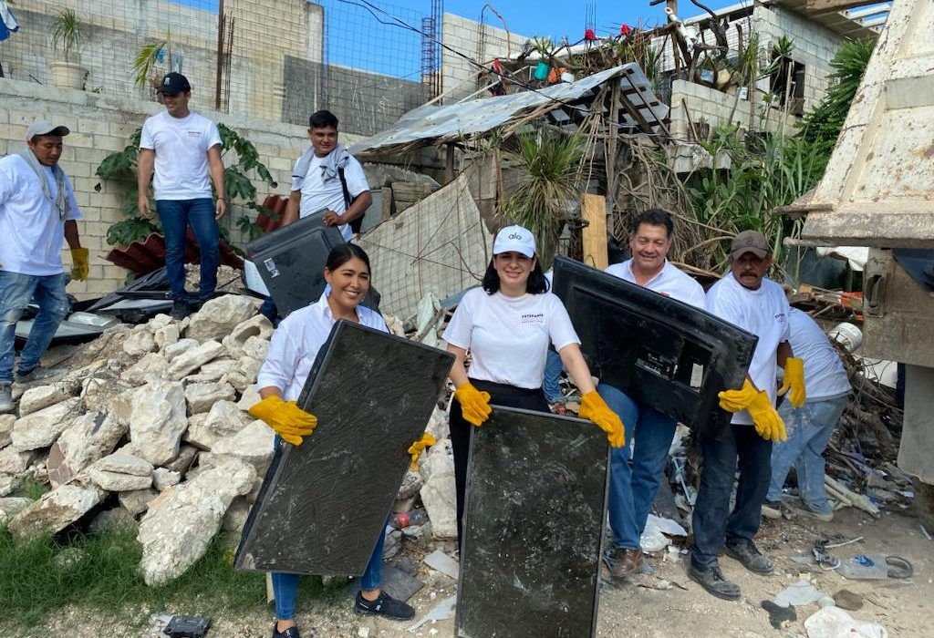 Estefanía Mercado pone en marcha intensa campaña contra el dengue en Playa del Carmen