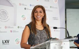 Marybel respalda en el Senado iniciativa a favor de descuentos en transporte para estudiantes