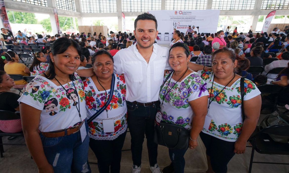 Destaca Pablo Bustamante que, por primera vez, programas sociales enaltecen labor de las y los artesanos quintanarroenses