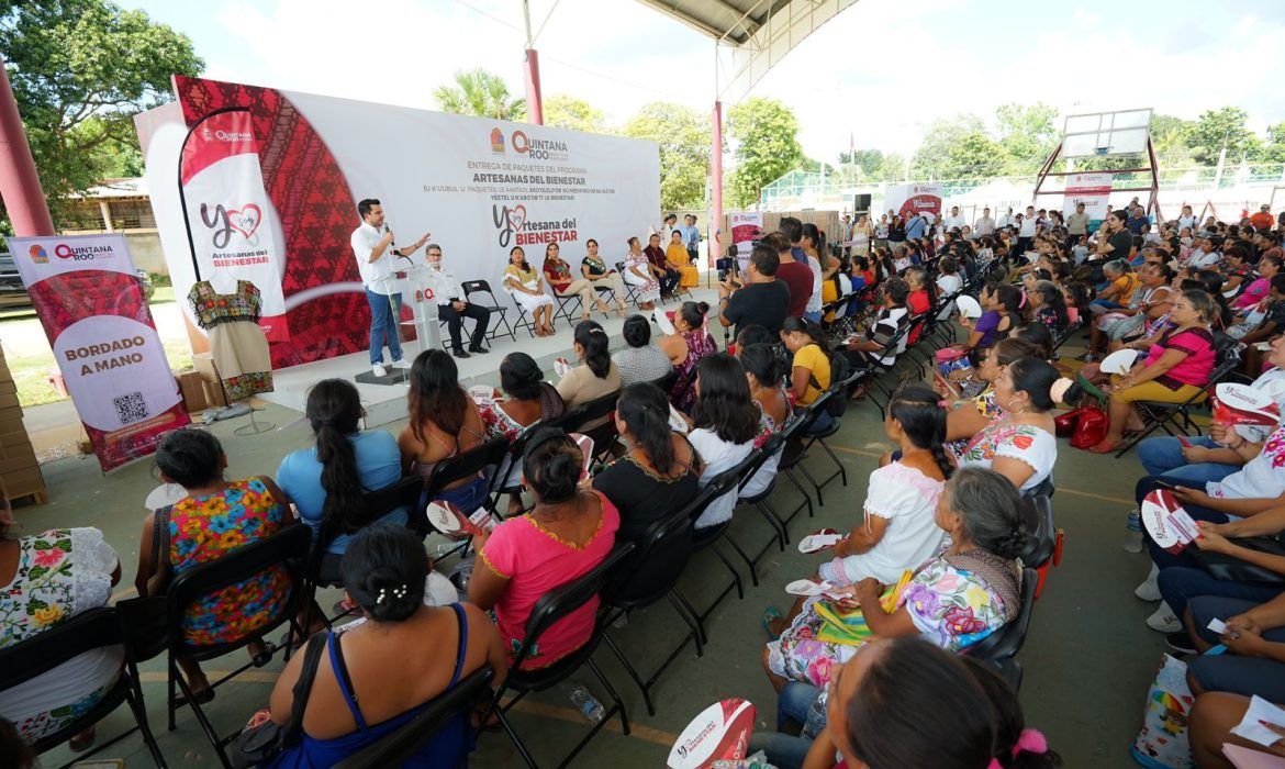 “Llegan a la Zona Maya apoyos directos y gratuitos para las mujeres y sus familias”: Pablo Bustamante