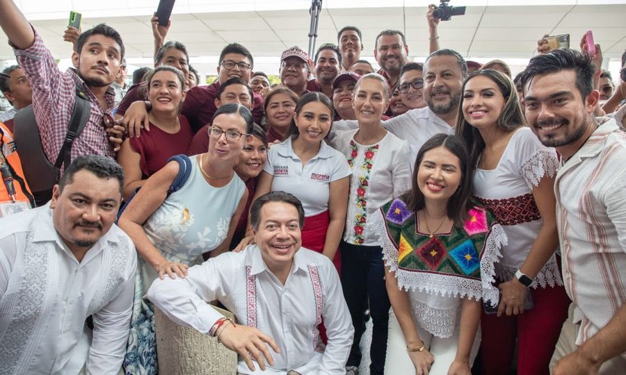 Claudia dice que hay que abrir la 4T a panistas y priístas en QRoo; “que se formen”, le respondieron