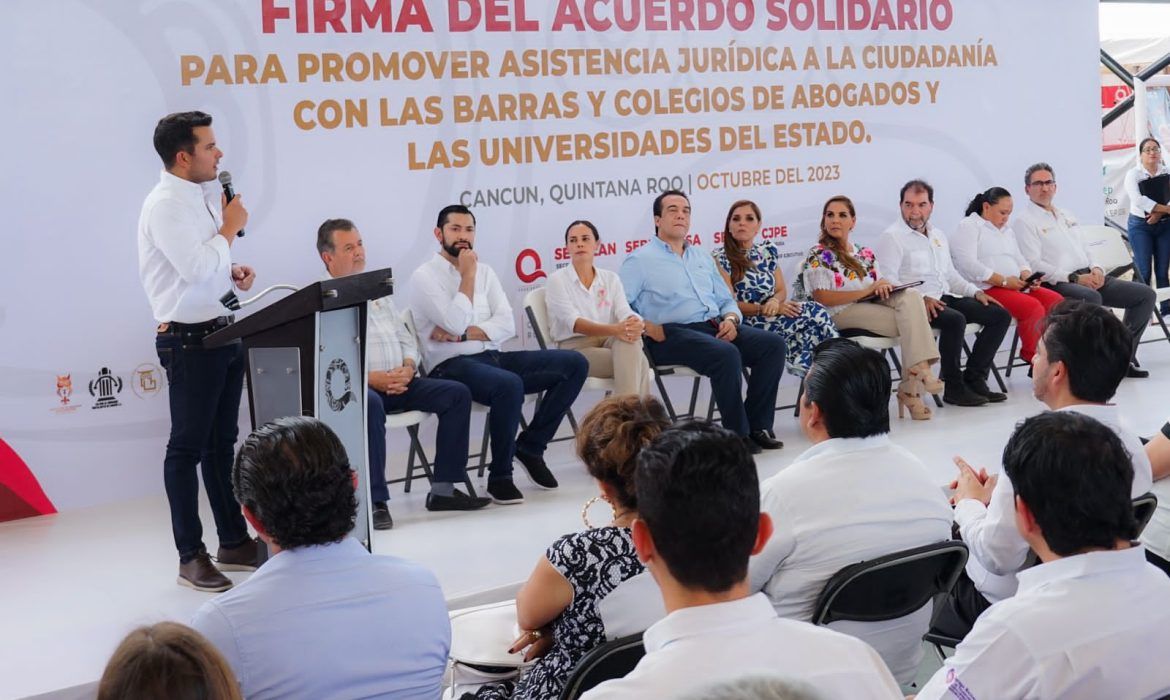 Acompaña Pablo Bustamante a la Gobernadora Mara Lezama a las Caravanas de Justicia para el Bienestar
