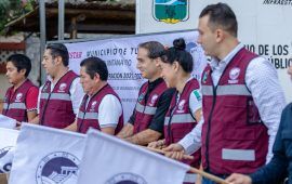 Activa Diego Castañón trabajos para la construcción de tres arcos de Seguridad Pública en Tulum