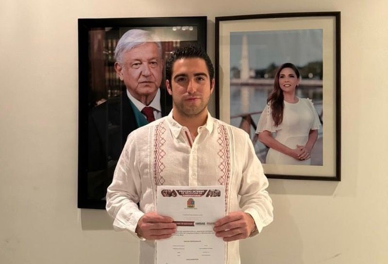 Confirma Gino Segura que se registró en MORENA para el Senado