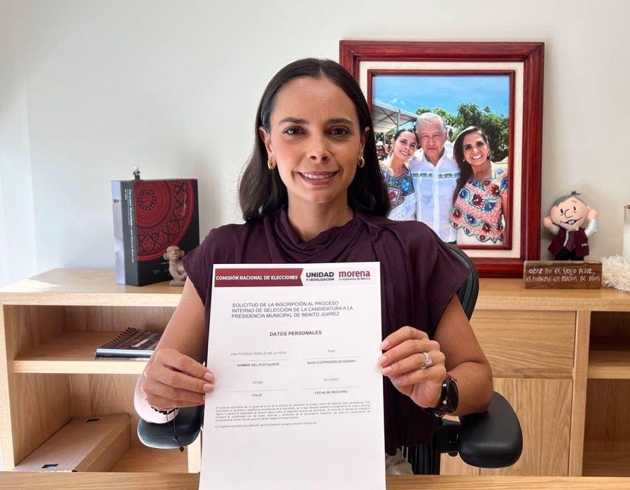 Se registra Ana Paty para la candidatura de MORENA en Benito Juárez; “nos queda camino por recorrer”, dice alcaldesa