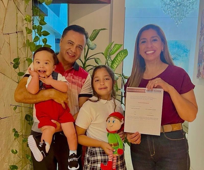 Marybel Villegas se registra en MORENA para contender por Cancún