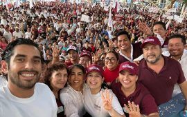 Miles de morenistas respaldan a Claudia Sheinbaum en cierre de precampaña en Playa del Carmen