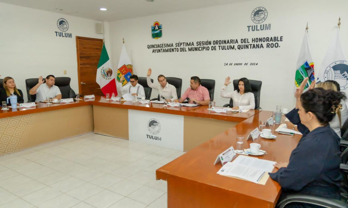 Cabildo de Tulum aprueba compatibilidad de uso de suelo del derecho de vía del Tren Maya
