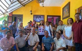 Estefanía Mercado se reúne con integrantes de asociaciones religiosas