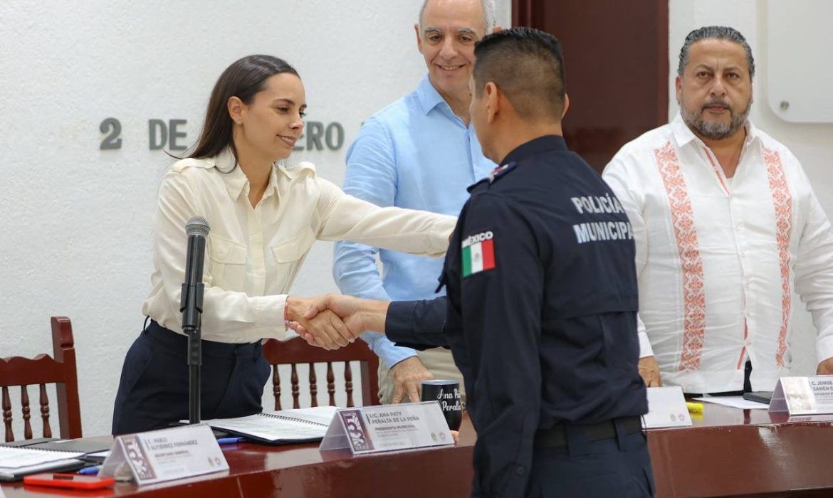 Ana Paty y Cabildo nombran a nuevo director de Seguridad Ciudadana en Cancún