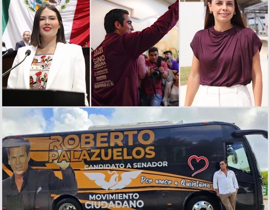Ana Paty, Gino, Anahí, Palazuelos; en el Senado y Cancún empieza la batalla por la sucesión 2027