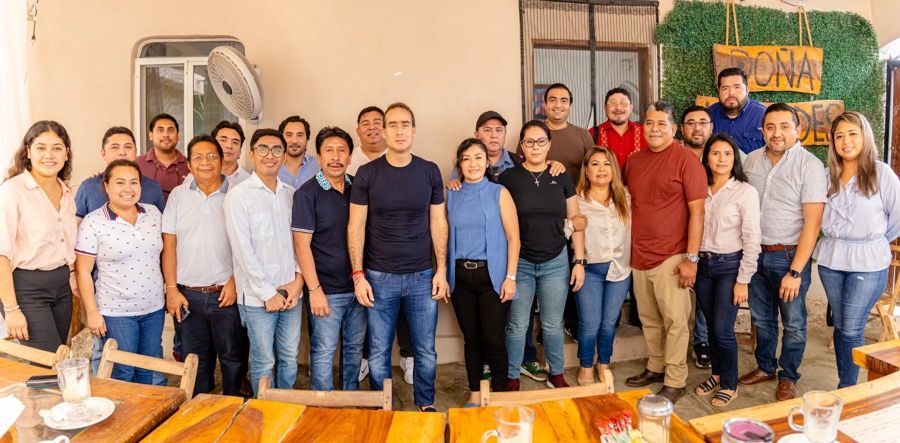 Los principales referentes de la 4T Tulum dan una señal de unidad alrededor de Diego Castañón de cara al 2J