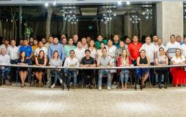 Diego Castañón junta a toda su estructura política a días de la campaña, para mostrar la unidad de la 4T en Tulum