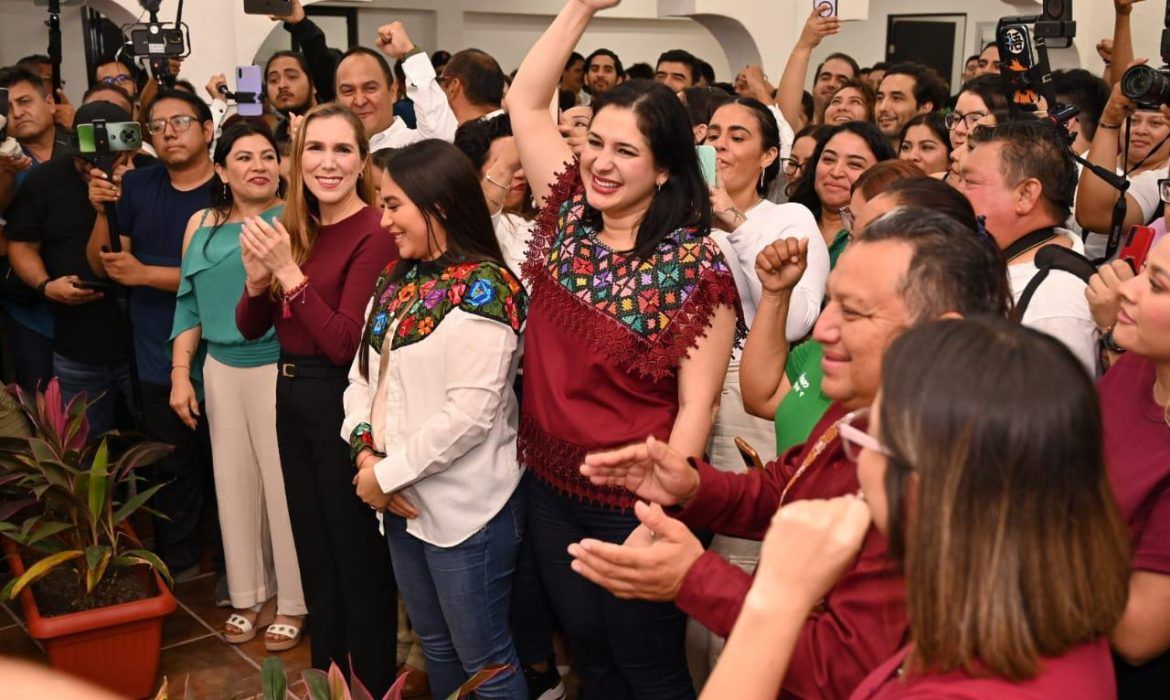 “Se conformó un gran equipo de hombres y mujeres que seguiremos contribuyendo al proyecto que está transformando a México”: Estefanía Mercado