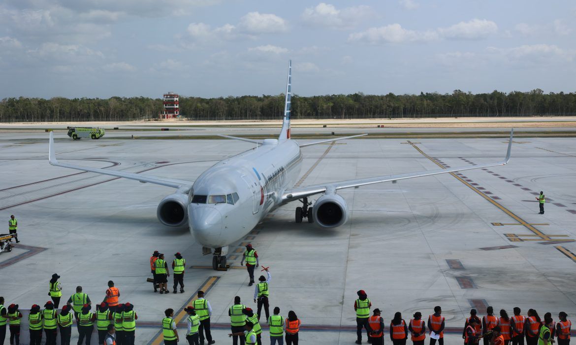Aeropuerto de Tulum recibe por primera vez vuelos internacionales