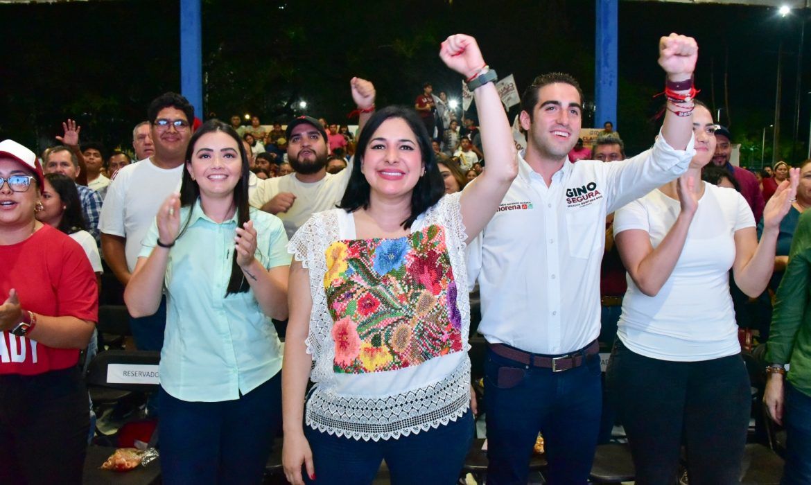 “Lo vimos en el debate, ya ganamos, porque como dice la Doctora Claudia Sheinbaum, es el tiempo de las mujeres de la 4T”: Estefanía Mercado