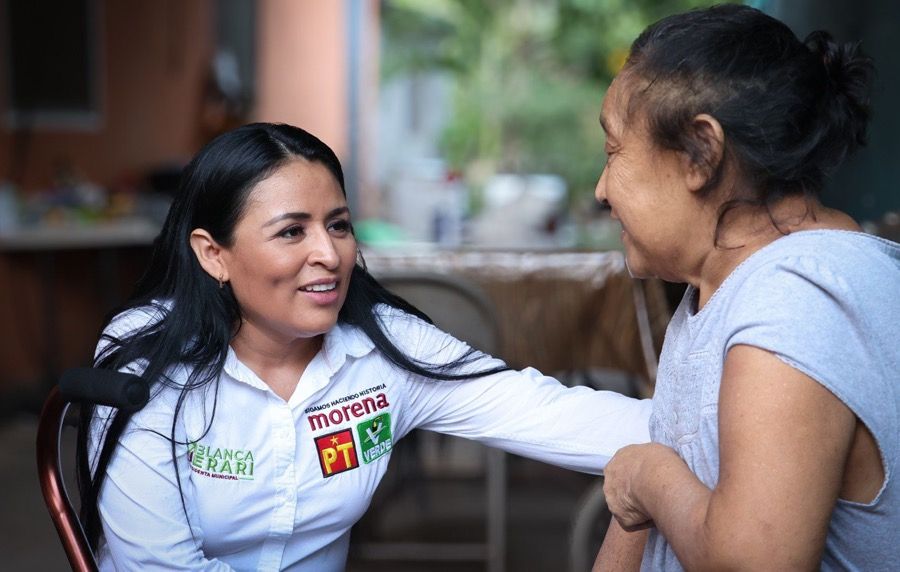Reafirma Blanca Merari compromiso con madres y padres de familia en Puerto Morelos