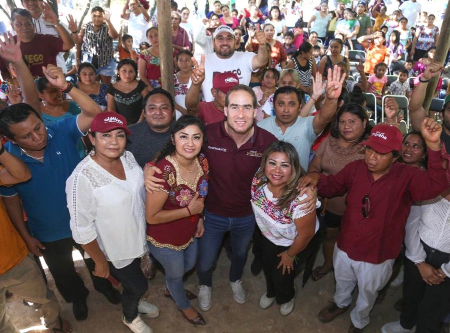 Romy Dzul le da un fuerte respaldo a Diego Castañón, y confirma los acuerdos políticos de la 4T en Tulum